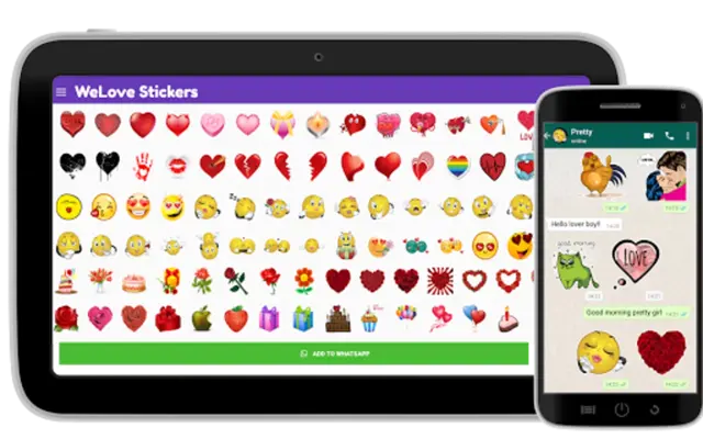 WeLove Stickers android App screenshot 0